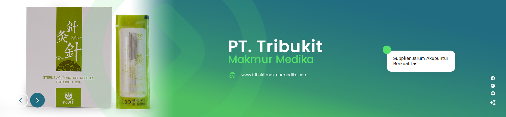 Sub Header TRIBUKIT MAKMUR MEDIKA